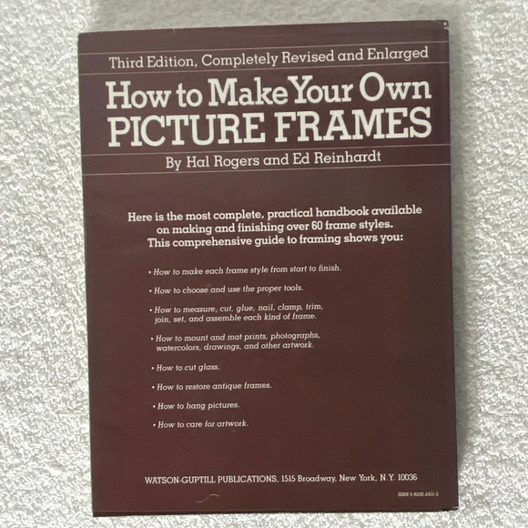 Vintage How To Make Your Own Picture Frames Hardcover Book - Picture 14 of 14